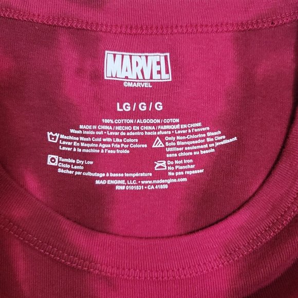 Marvel Artist Series Nikkolas Smith Black Panther Cropped Dye Tee T-Shirt Sz L - Picture 2 of 11